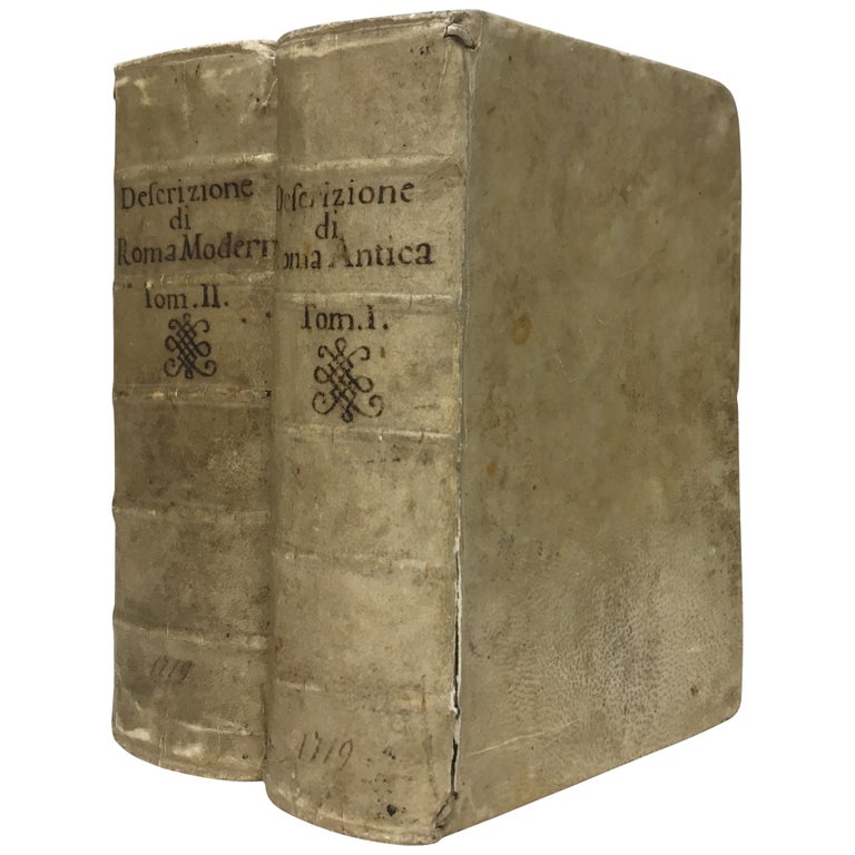 Item No: #307321 Descrizione di Roma antica... & moderna [Two volumes, complete]. Filippo de Rossi.