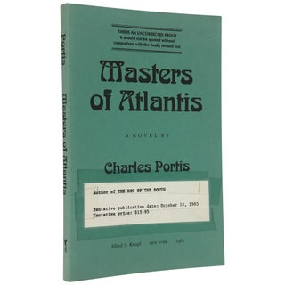 Item No: #307415 Masters of Atlantis. Charles Portis