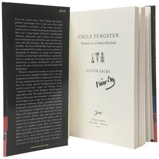 Item No: #307512 Uncle Tungsten: Memories of a Chemical Boyhood. Oliver Sacks