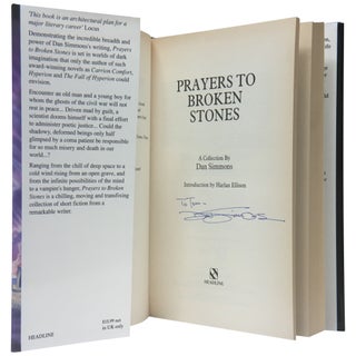 Item No: #307517 Prayers To Broken Stones: A Collection. Dan Simmons