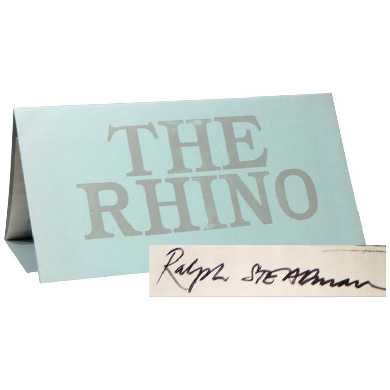 Item No: #307683 The Rhino. Edward Lucie-Smith, Ralph Steadman.