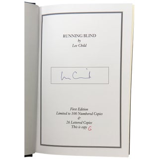 Running Blind [Signed, Lettered & Numbered Set] [Jack Reacher #4]