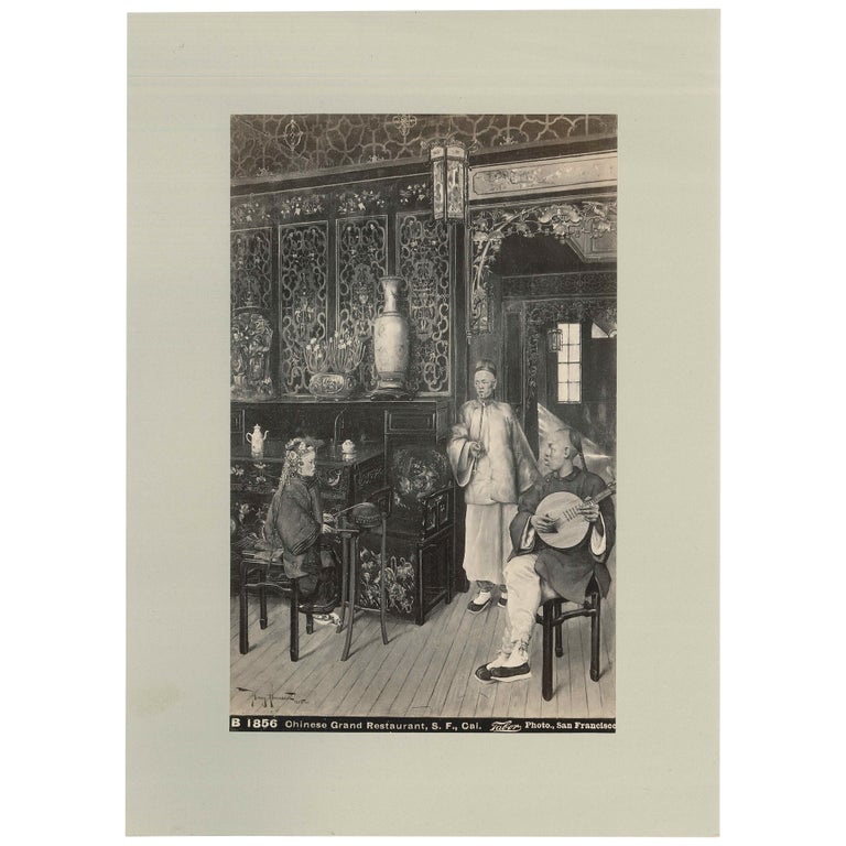 Item No: #307718 Chinese Grand Restaurant, S.F., Cal. (B 1856). Isaiah W. Taber.
