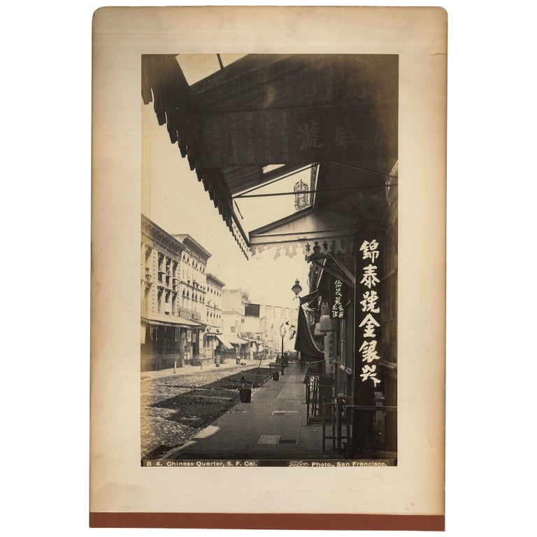 Item No: #307721 Chinese Quarter, S. F., Cal. Isaiah W. Taber.