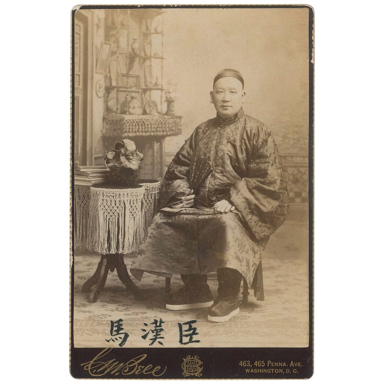 Item No: #307726 [Cabinet Card Portrait of Ma Hanchen in Washington, DC]. C. M. Bell, Charles Milton.