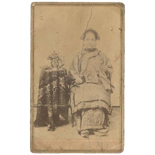 Item No: #307727 [CDV Portrait of a Chinese Woman]. John Q. Reed