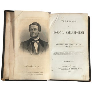 The Iowa First: Letters from the War in a US Civil War Sammelband [Dred Scott Decision; Vallandigham on Abolition, etc.]