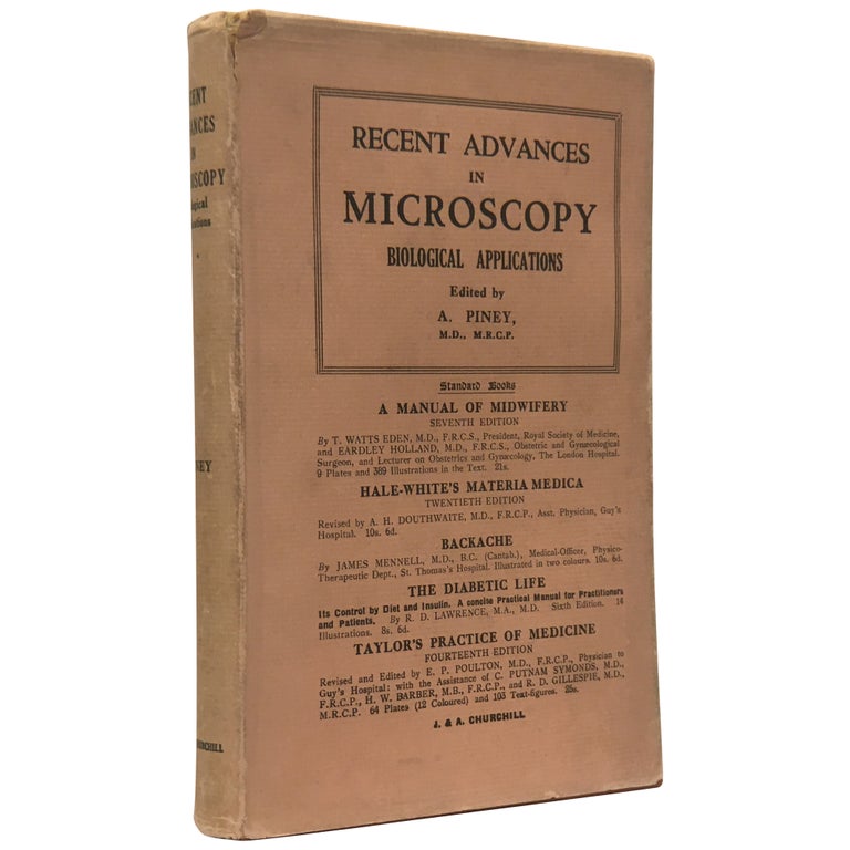 Item No: #307806 Recent Advances in Microscopy: Biological Applications. A. Piney.