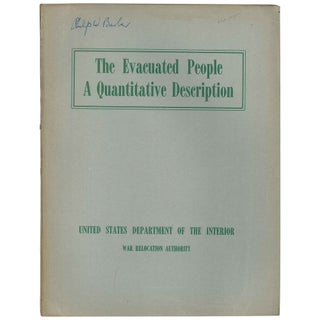 Item No: #307826 The Evacuated People: A Quantitative Description. Relocation...
