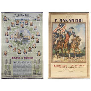 Item No: #307843 T. Nakanishi, Merchant Tailor Promotional Posters. Tojiro...