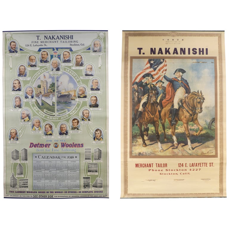 Item No: #307843 T. Nakanishi, Merchant Tailor Promotional Posters. Tojiro Nakanishi.
