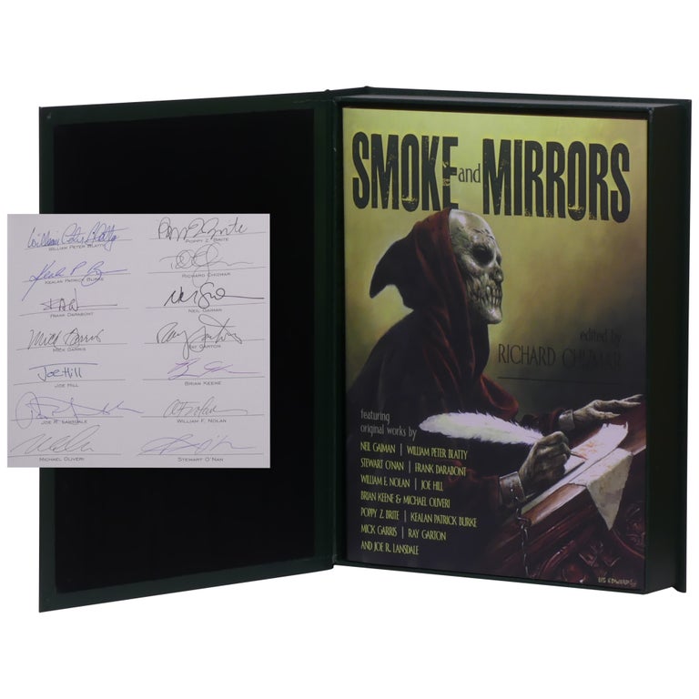 Item No: #307905 Smoke and Mirrors: Screenplays, Teleplays, Stage Plays, Comic Scripts & Treatments [Signed, Lettered]. Richard Chizmar.
