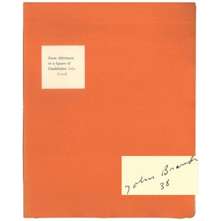 Item No: #307921 Poem Afternoon in a Square of Guadalajara [1 of 50 Signed...