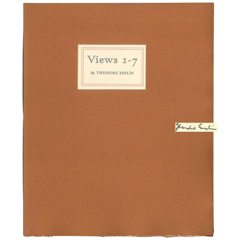 Item No: #307925 Views 1–7 [1 of 50 Signed Copies]. Theodore Enslin.