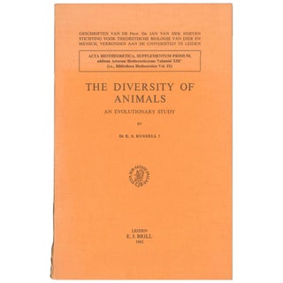 Item No: #307949 The Diversity of Animals: An Evolutionary Study. E. S. Russell,...