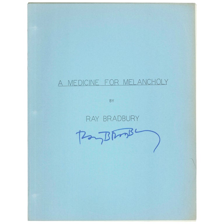 Item No: #308017 A Medicine for Melancholy [Playscript]. Ray Bradbury.