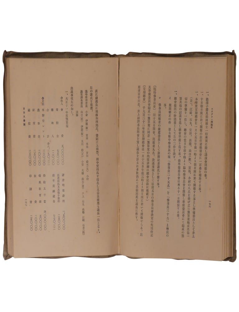 [History of the Japanese in Stockton, California] Hokubei Kashu Sutakuton dohoshi