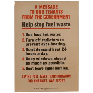 Item No: #308111 A Message to Our Tenants from the Government: Help Stop Fuel...