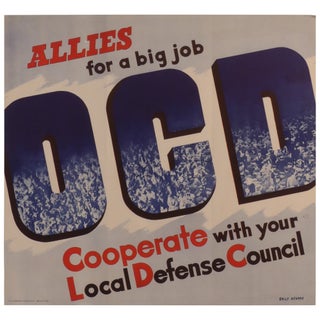 Item No: #308139 OCD: Allies for a Big Job. Cooperate with Your Local Defense...