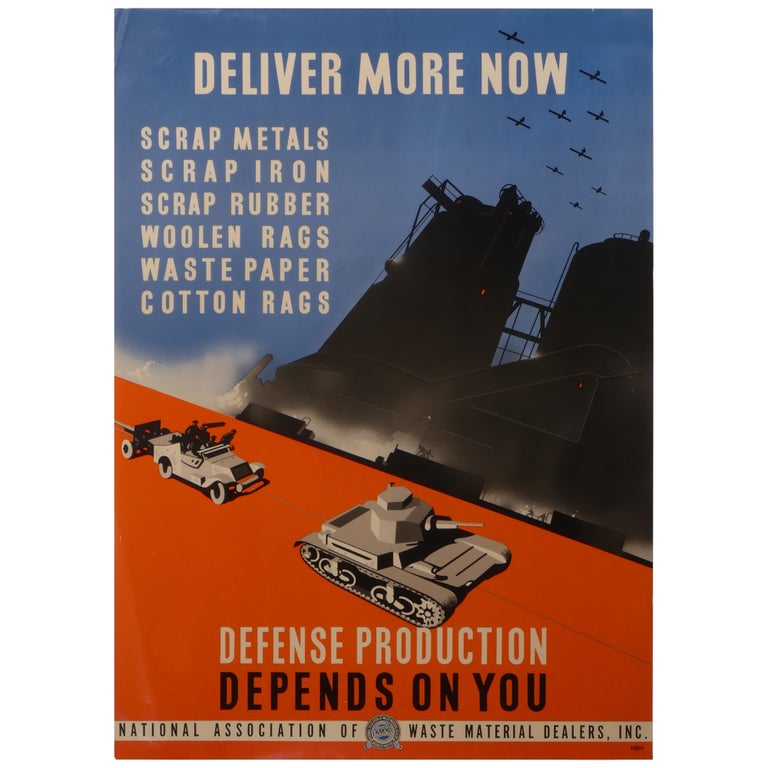 Item No: #308146 Deliver More Now: Scrap Metals... Defense Production Depends on You