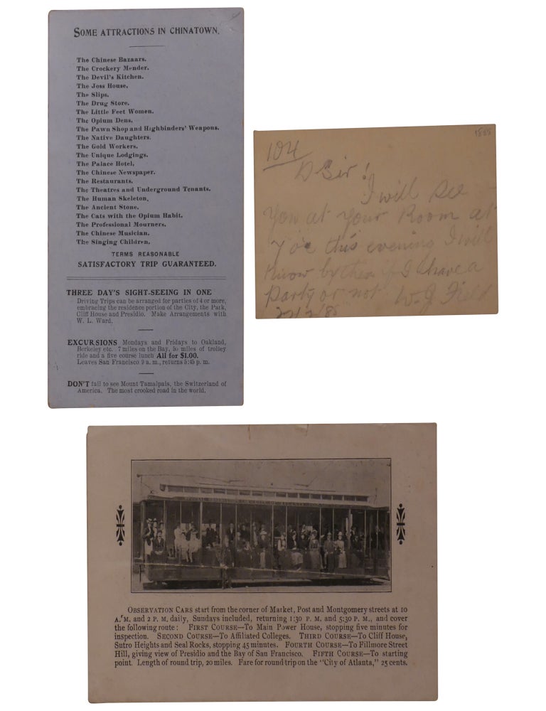 San Francisco Chinatown Guide Trade Cards (3)