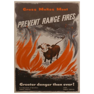 Item No: #308179 Grass Makes Meat: Prevent Range Fires. U. S. Department of...