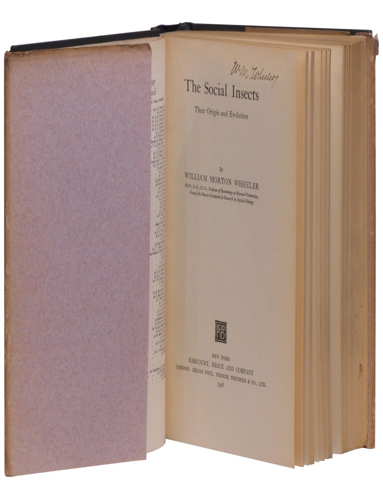 The Social Insects: Their Origin and Evolution | William Morton Wheeler ...