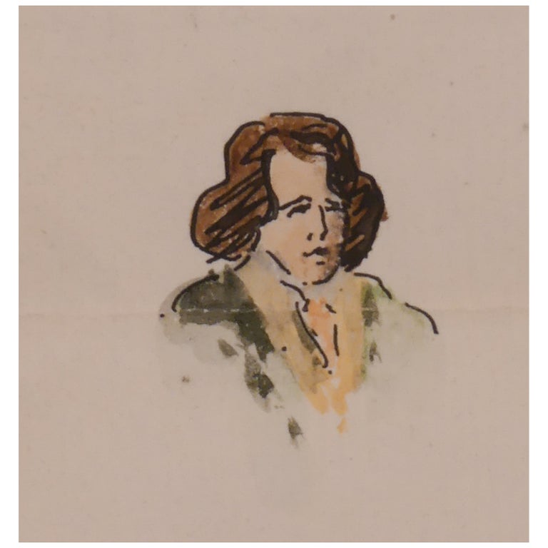 Item No: #308200 [Illustrated Letter, November 12, 1882]. Oscar Wilde, Henry Joseph Breuer.
