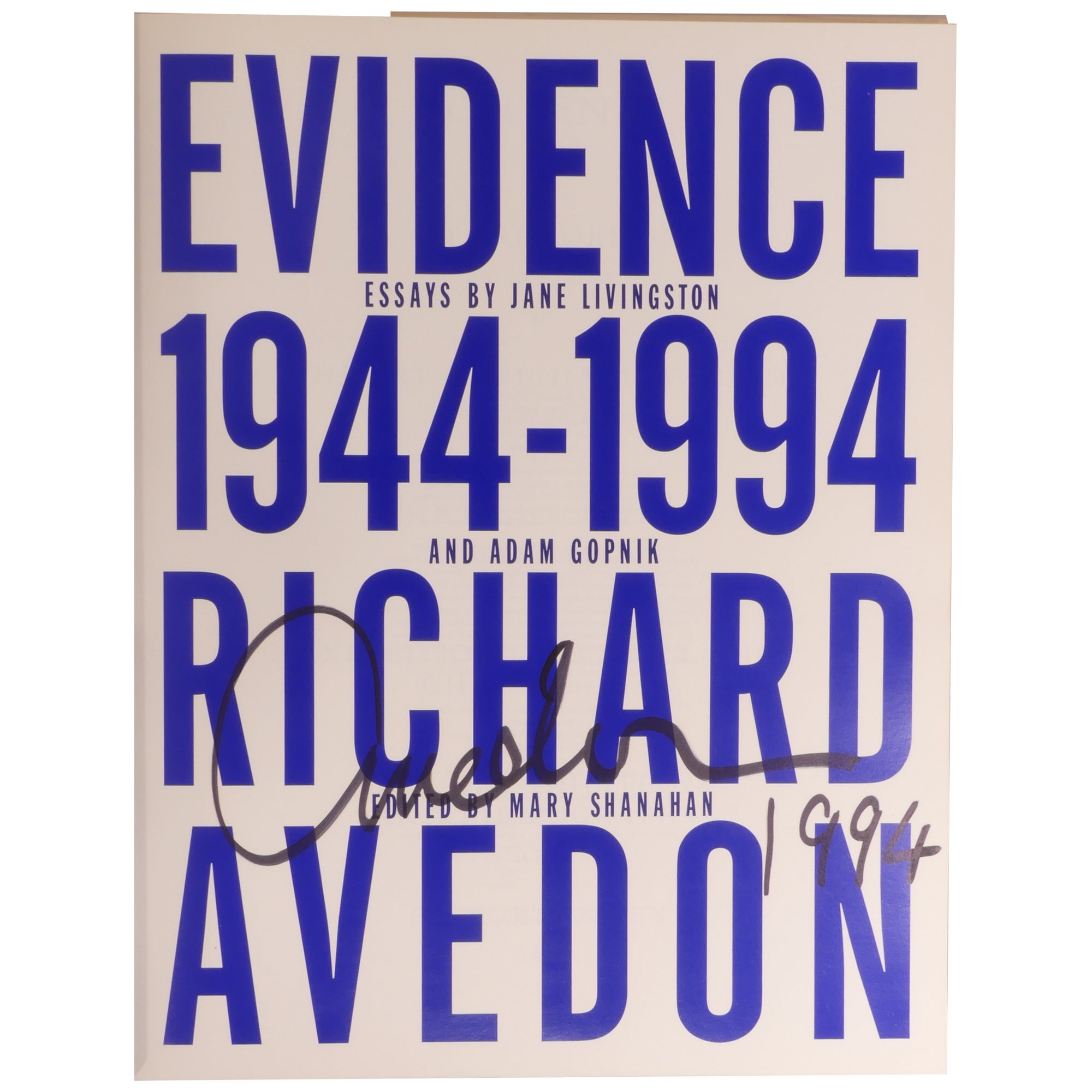 Evidence 1944-1994 by Richard Avedon, Jane Livingston, Adam Gopnik on  Downtown Brown Books