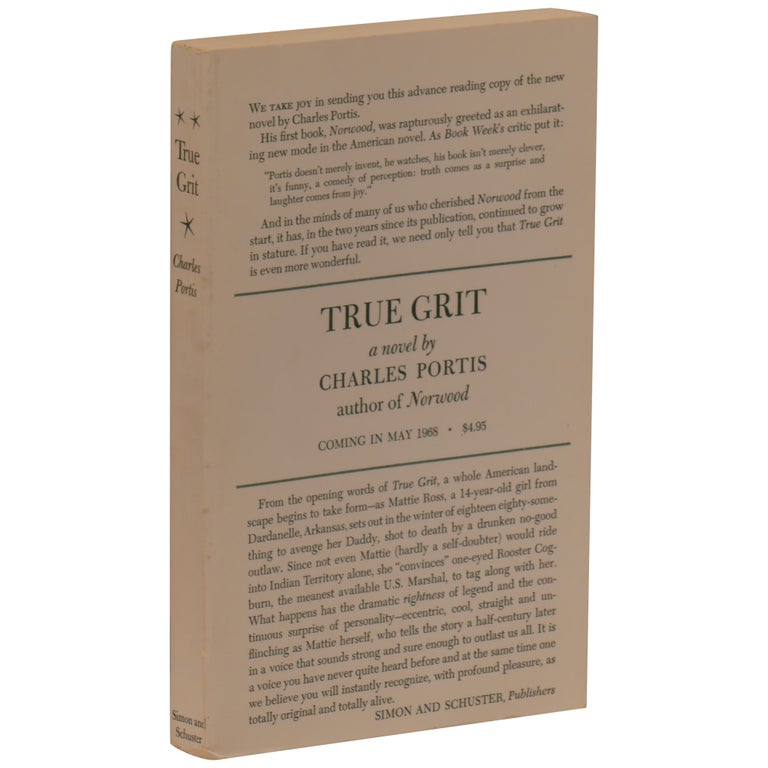 Item No: #308290 True Grit [Advance Reading Copy (ARC)]. Charles Portis.