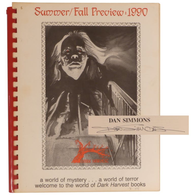 Item No: #308310 Summer/Fall Preview 1990. Dark Harvest Books.