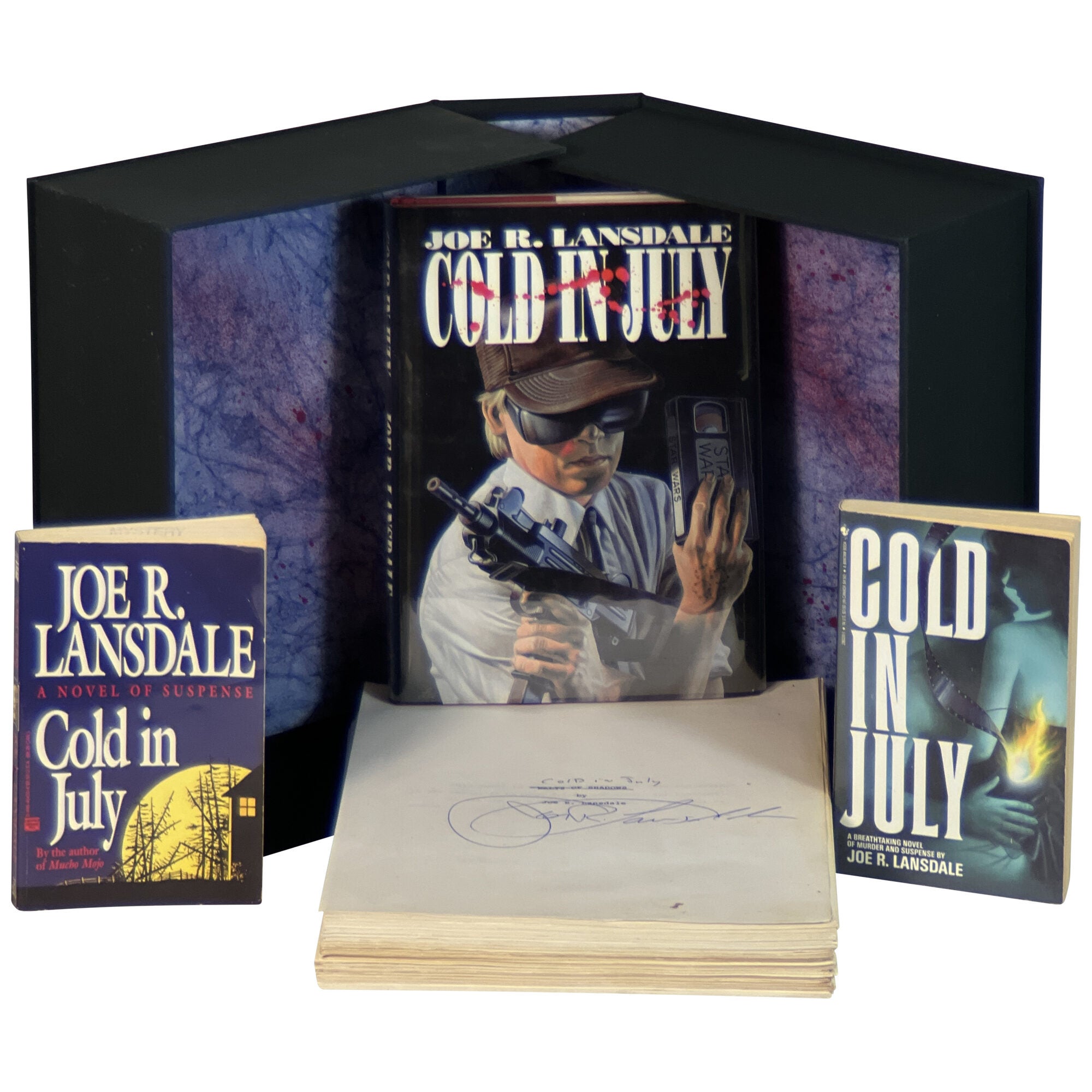 Cold In July Typescript + First Editions | Joe R. Lansdale | First