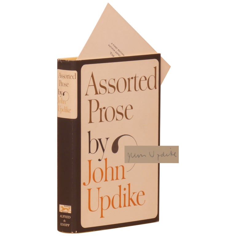 Item No: #338584 Assorted Prose [Signed Issue]. John Updike.