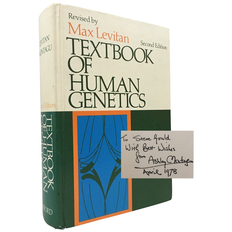 Item No: #35235 Textbook of Human Genetics [Second Edition]. Max Levitan, Ashley Montagu.