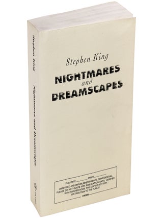 Item No: #352636 Nightmares and Dreamscapes [Proof]. Stephen King
