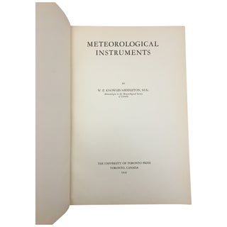 Meteorological Instruments [Presentation Binding]