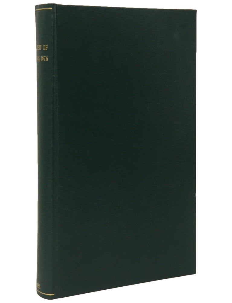 Account of Observations of the Transit of Venus, 1874, December 8, Made Under the Authority of the British Government: And of the Reduction of the Observations