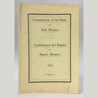 Item No: #35493 Constitution of the State of New Mexico / Constitución del...