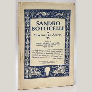 Item No: #35495 Sandro Botticelli. Mercedes de Acosta