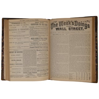 Item No: #360745 The Week's Doings in Wall Street [Vol. III, nos. 1–39
