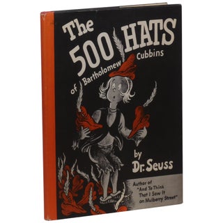 Item No: #360762 The 500 Hats of Bartholomew Cubbins [$2.95 price]. Dr. Seuss