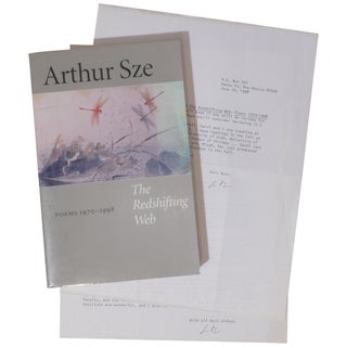 Item No: #360816 The Redshifting Web: Poems, 1970–1998. Arthur Sze