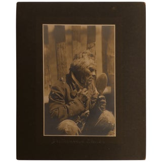 Item No: #360835 Dr. Thompson Shaving [Portrait Photograph of O Dome Koos of the...
