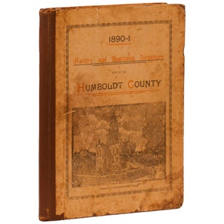 Item No: #360920 History and Business Directory of Humboldt County Descriptive...
