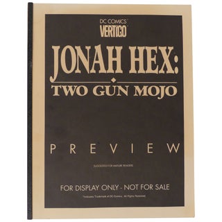 Item No: #360941 Jonah Hex: Two Gun Mojo #1 [Uncorrected Proof]. Joe R....