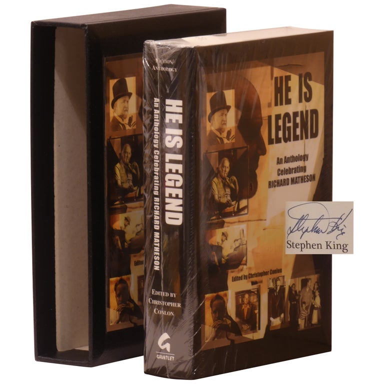 Item No: #360970 He Is Legend: An Anthology Celebrating Richard Matheson [Signed, Numbered]. Stephen King, Richard Matheson, Christopher Conlon, contributor.