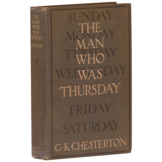 Item No: #360993 The Man Who Was Thursday: A Nightmare. G. K. Chesterton