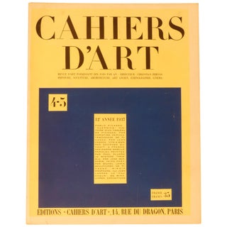 Aidez l'espagna in Cahiers d'art, 12th year, no. 4–5