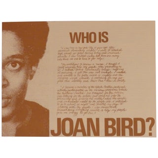 Item No: #361048 Who Is Joan Bird?