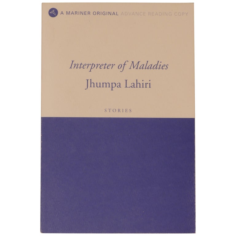 Item No: #361232 Interpreter of Maladies: Stories [ARC]. Jhumpa Lahiri.